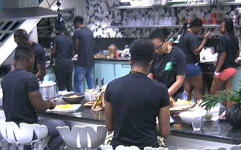 Housemates Prepare A Feast For Efe And Marvis' Big Brother Naija Wedding