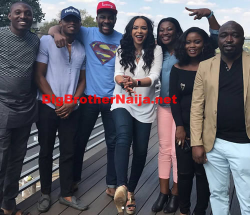 Ebuka Obi-Uchendu Hangs Out With Relatives Of Big Brother Naija 2017 Top 6 Housemates