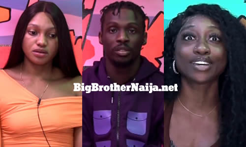 Chomzy, Eloswag and Doyin have been evicted from Big Brother Naija Season 7 on Day 50
