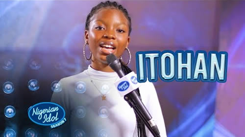 Itohan Agbator - Nigerian Idol 2022 (Season 7) Top 12 contestant.