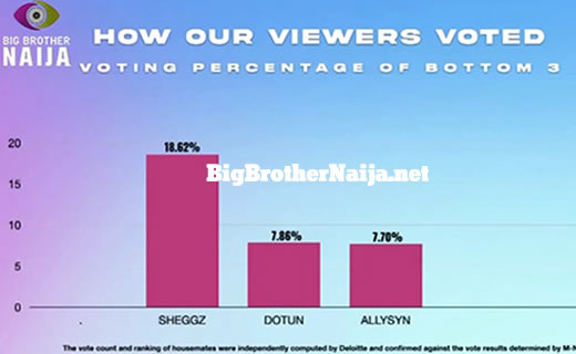 Week 8 Voting Results Big Brother Naija 2022 (Season 7) Level Up